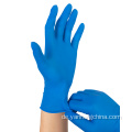 Zahnsprüche blaue Nitrilhandschuhe